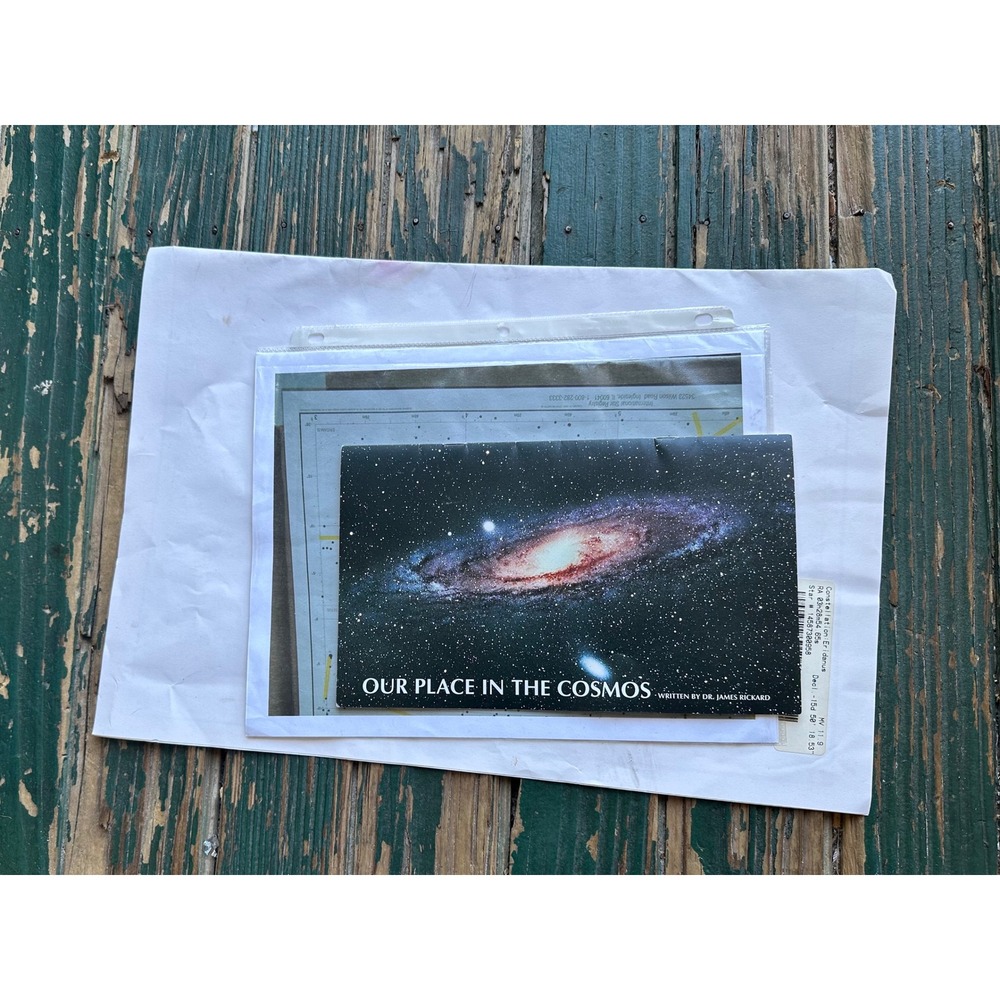 International Star Registry Eridanus Star Chart Booklet and Documentation Set